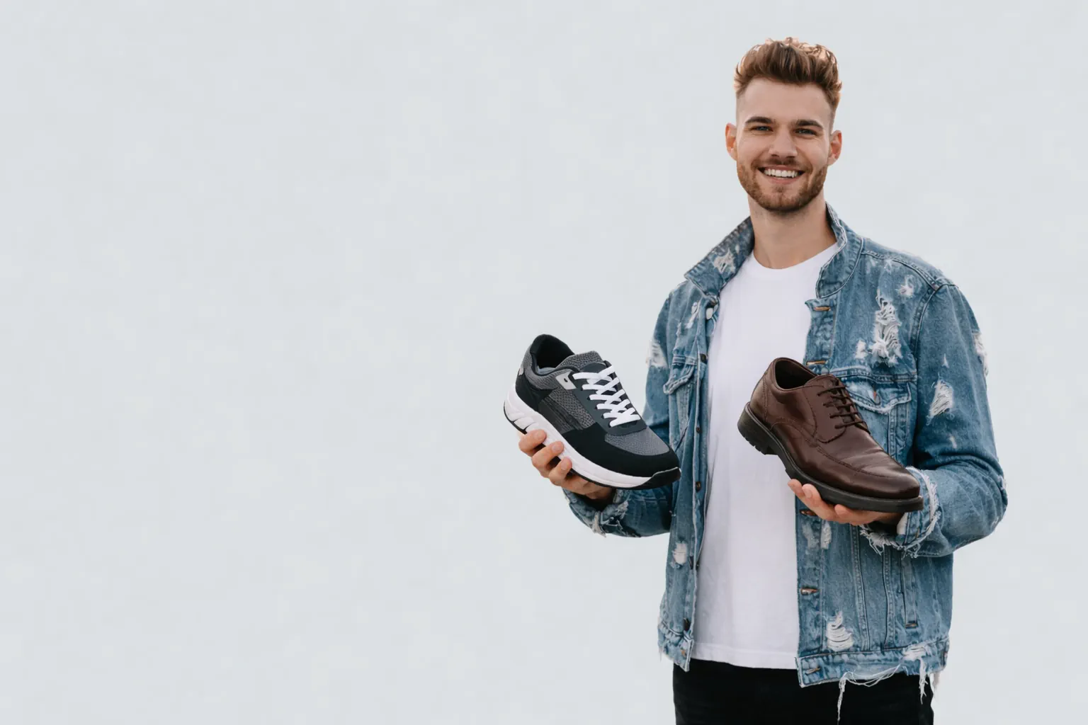 Schuhe in Übergrößen und Normalgrößen für Herren