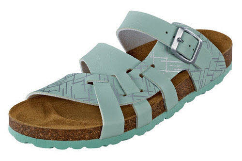 Dr.Brinkmann Pantoletten F - normale Weite Bequem teal